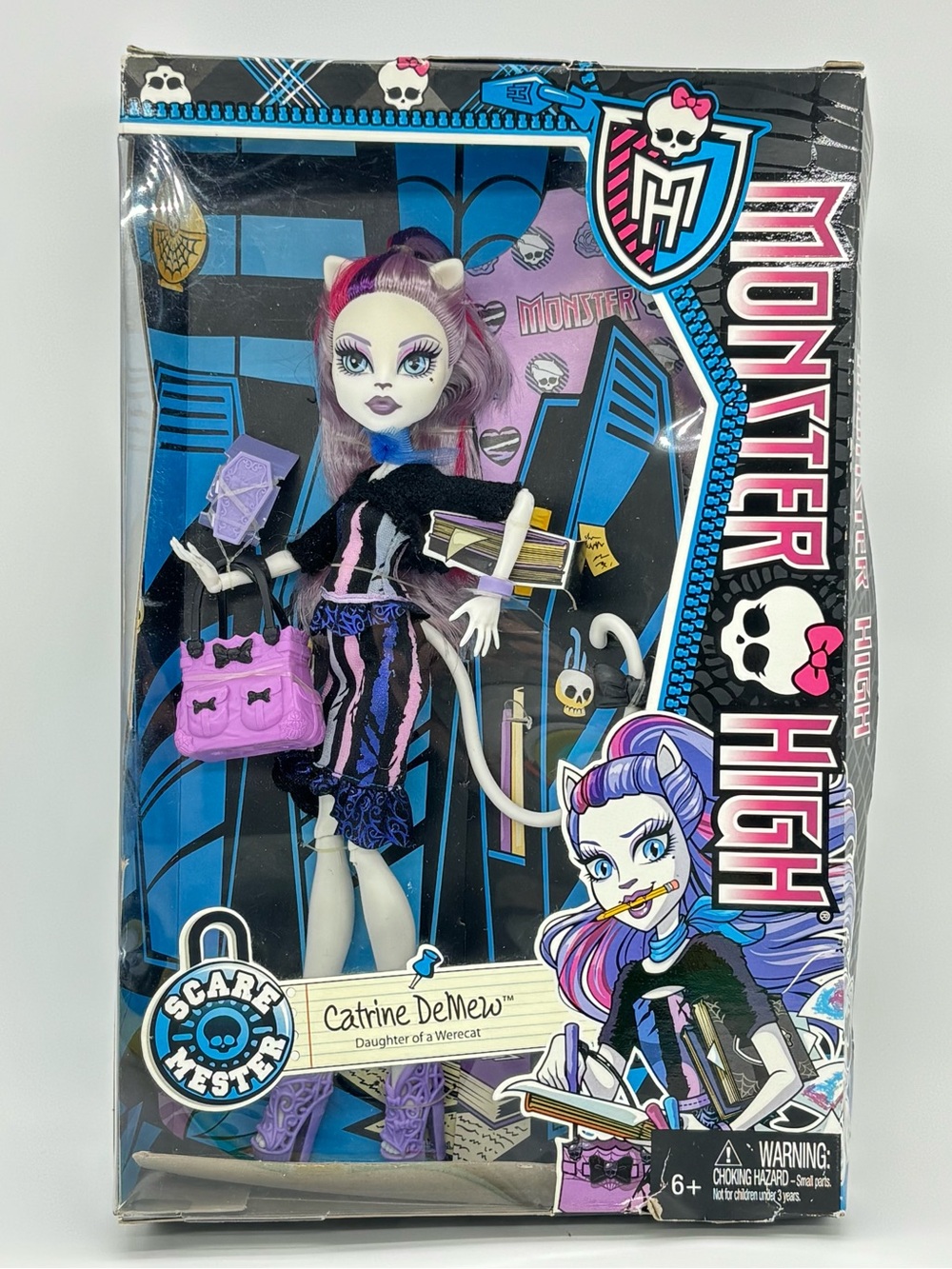 Monster High Scaremester Catrine DeMew Doll 2013 Mattel NRFB Werecat Whimsigoth